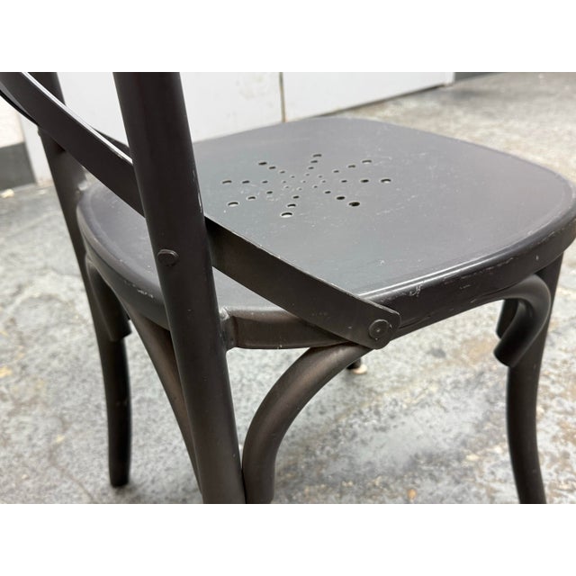 Restoration Hardware Metal Madeleine Side Chair For Sale - Image 10 of 12