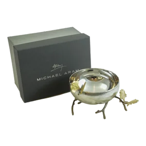 Michael Aram Butterfly Ginkgo Silver Bowl