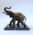 Late 20th Century Bronze Elephant on Marble Base - 12" H For Sale - Image 5 of 9