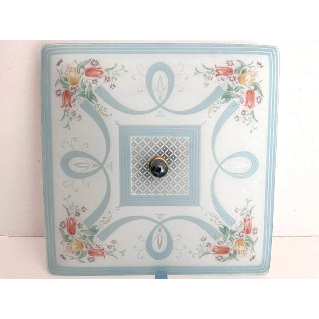 White 1940s Walled Garden Ceiling Light For Sale - Image 8 of 18
