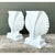 Vintage Cast Fiber Concrete Clam Shall Table Pedestals - Set of 2 For Sale In West Palm - Image 6 of 12
