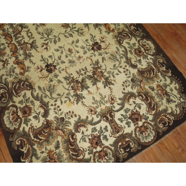 Contemporary Zabihi Collection Vintage Besserabian Kilim For Sale - Image 3 of 18