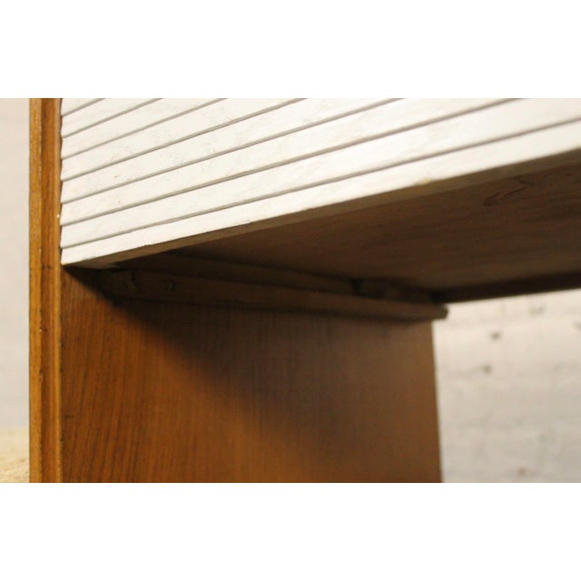 Mid-Century Telephone Bench Designed Attributed to Raymond Lowey for Mengel Furniture Co. For Sale - Image 12 of 14