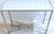 Vintage Silver-Leaf Faux Bois Console Table with Mirrored Top For Sale In West Palm - Image 6 of 11