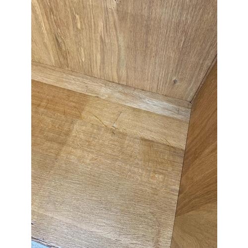 Vintage French Louis XVI Style Wardrobe in Oak For Sale - Image 12 of 13
