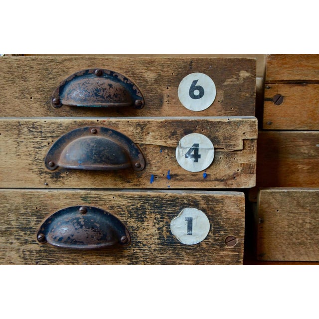 Antique Workshop Drawer Tray, 1950s For Sale - Image 3 of 11