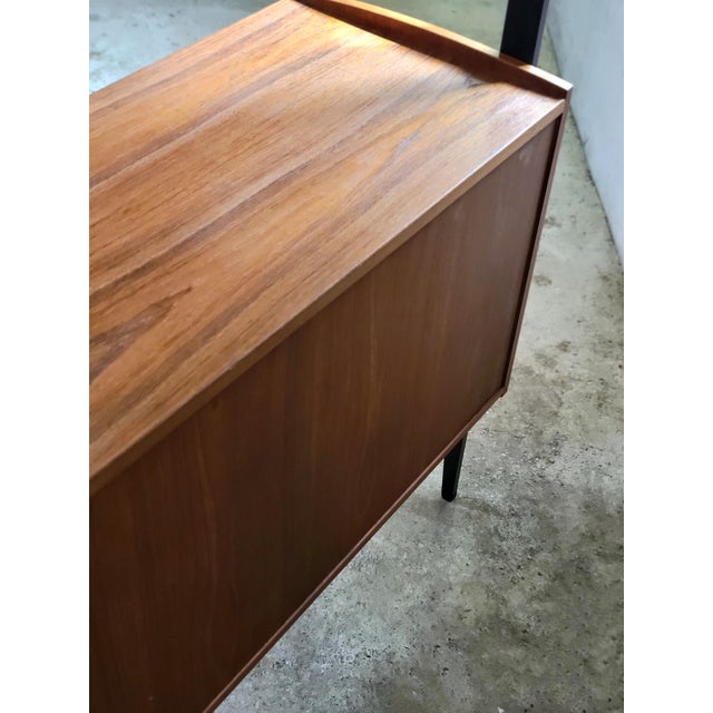Vintage Swedish Freestanding Wall Unit with Desk, 1960s For Sale - Image 12 of 13