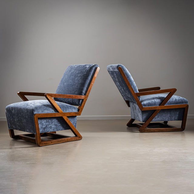 Lounge Chairs, Italian Manufactory, 1940s For Sale - Image 10 of 18