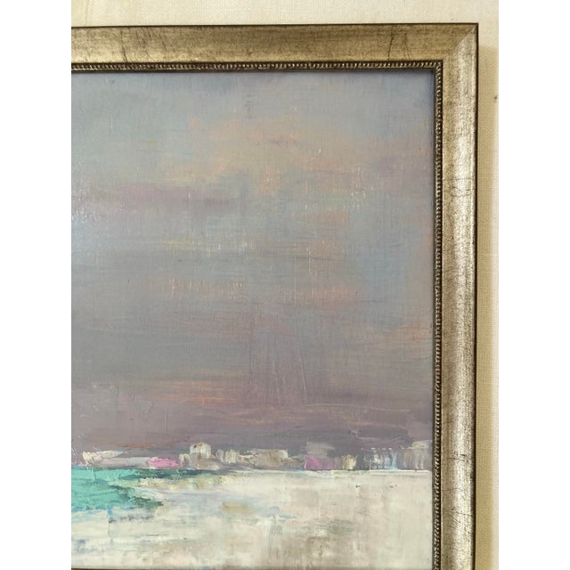 “Rosemary Morning” Contemporary Seascape Oil Painting, Framed For Sale In Nashville - Image 6 of 6