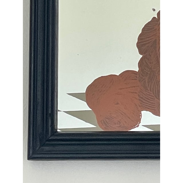 Wood Vintage Art Deco Vogue Magazine Wall Mirror, 1960s For Sale - Image 7 of 15