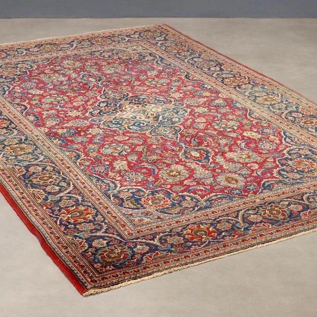 Keshan Dabir Rug in Wool For Sale - Image 9 of 9
