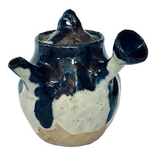 Wabi Sabi Japanese Ceramic Sauce Server For Sale