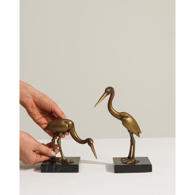 Mid 20th Century France Brass Marble Sculpture For Sale In Greensboro - Image 6 of 18