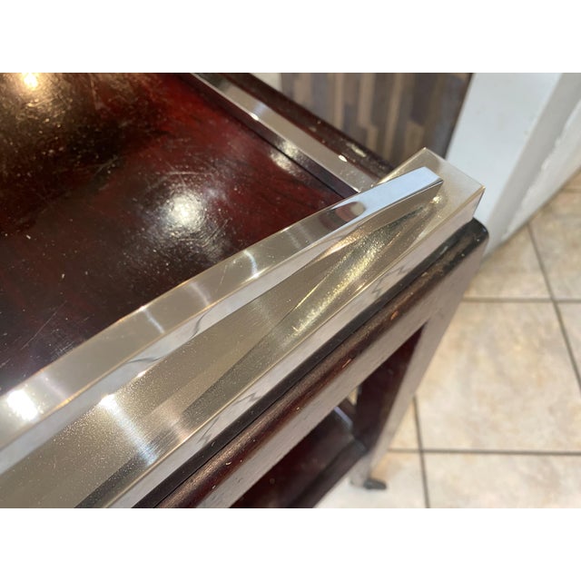 Art Deco Bar Trolley with Removable Tray, 1930s For Sale - Image 3 of 18