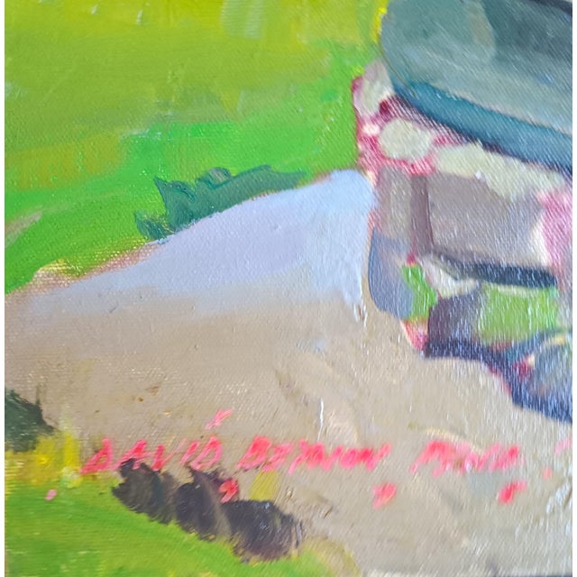 Watering Can on the Wishing Well Oil Painting For Sale In New York - Image 6 of 6