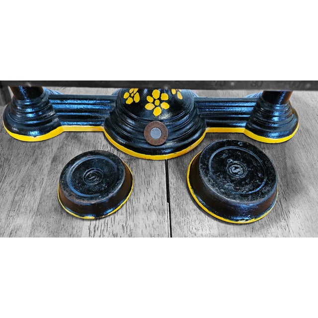 Black Antique Henry Troemner Balance Scale For Sale - Image 8 of 12