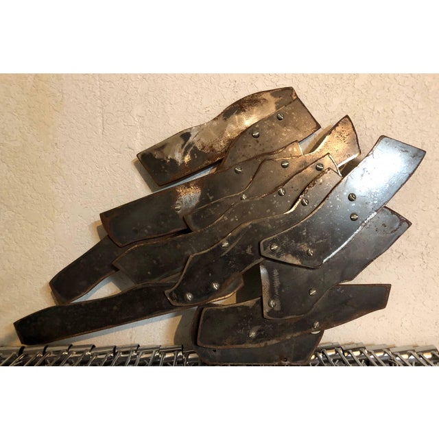 Robert Goodnough, Abstract Expressionist Patinated Metal Assemblage Sculpture Steel, Nuts, Bolts For Sale - Image 10 of 10