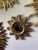 Vintage 1960s Petite 8.5" Acanthus Leaf Sunburst Wall Mirror For Sale - Image 16 of 16