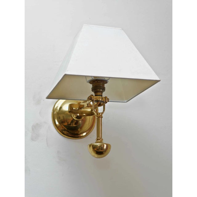 2000 - 2009 Brass Boat Wall Lamps, Set of 2 For Sale - Image 5 of 13