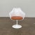 Mid-Century Modern Knoll Saarinen Tulip Armchair With Vinyl Seat Cushion For Sale - Image 3 of 10