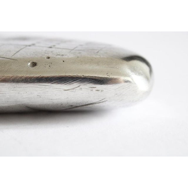 Post-Modern Abstract Pewter Sculpture by Walter Valentini, 1980 For Sale - Image 10 of 18