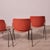 Orange DSC 106 Chairs in Leather by Giancarco Pierretti for Jec Castelli, 1970s, Set of 4 For Sale - Image 8 of 18