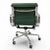 Early 21st Century Herman Miller Eames Aluminum Group Soft Pad Management Chair – Green Leather For Sale - Image 5 of 10