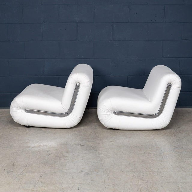 Italian Boomerang Lounge Chairs by Rodolfo Bonetto for B-Line, Set of 2 For Sale - Image 4 of 18