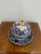 Hand-Painted 1987 Sümerbank Yıldız Turkish Cobalt & Gold Presentation Sugar Bowl Set with lid and Underplate - 2 pcs For Sale - Image 4 of 4