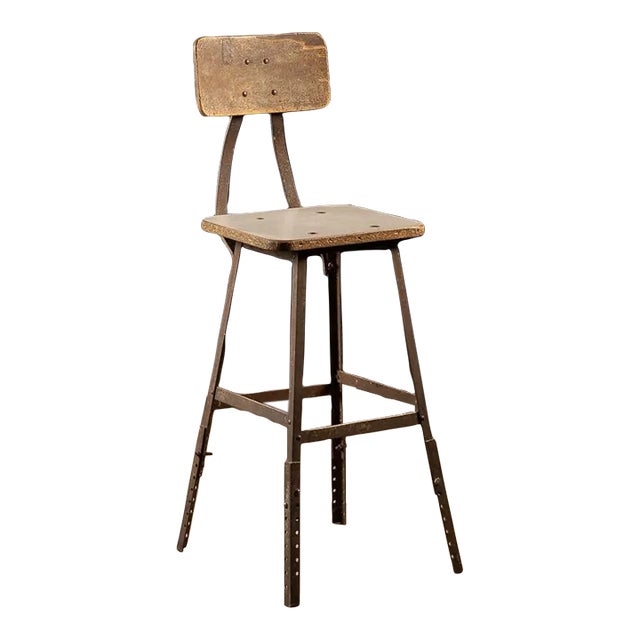 Angle Iron Industrial Stool For Sale