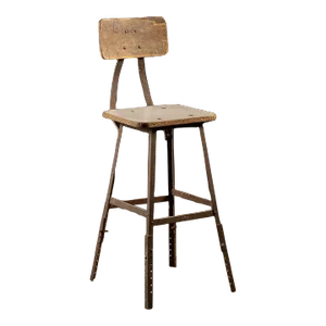 Angle Iron Industrial Stool