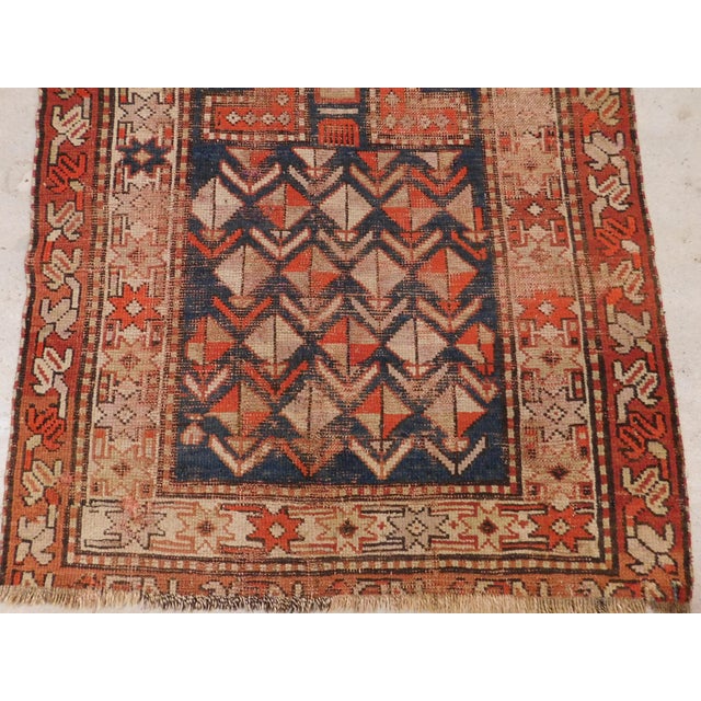 1920s Antique Caucasian Rug. 3'3"x 3'9" For Sale - Image 5 of 18