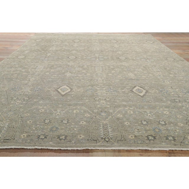 Textile Modern Style Distressed Rug - 09'04 X 13'09 For Sale - Image 7 of 9