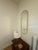 Modern Edge Small Brass Capsule Wall Mirror For Sale - Image 3 of 5
