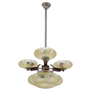 Art Deco Chandelier, 1930s For Sale