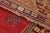 Textile Antique Tetex Hooked Rug, Red With Geometric Patterns - Rug & Kilim For Sale - Image 7 of 8