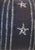 Late 19th Century Blue and White Stars Linen Pillows For Sale - Image 5 of 5