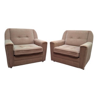 Mid-Century Modern Wiberg Lounge Armchairs by Up Závody Rousínov, 1980, Set of 2 For Sale