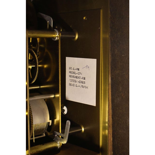 Ridgeway Traditional Cherry Grandfather Clock For Sale - Image 12 of 18