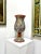 Lovely tall vase using the Murrine method of Murano Glass. Signed by the Artist.