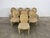 Dimensions: H 37” x W 21” x D 21.5” x SH 20” Set of 8 Vintage French Medallion cane back dining chairs. Each chair has a...