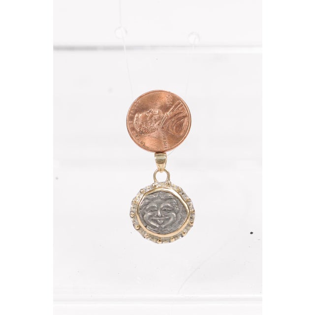 Contemporary Ar Hemidrachm (Coin) Pendant From 4th C. b.c. For Sale - Image 3 of 10