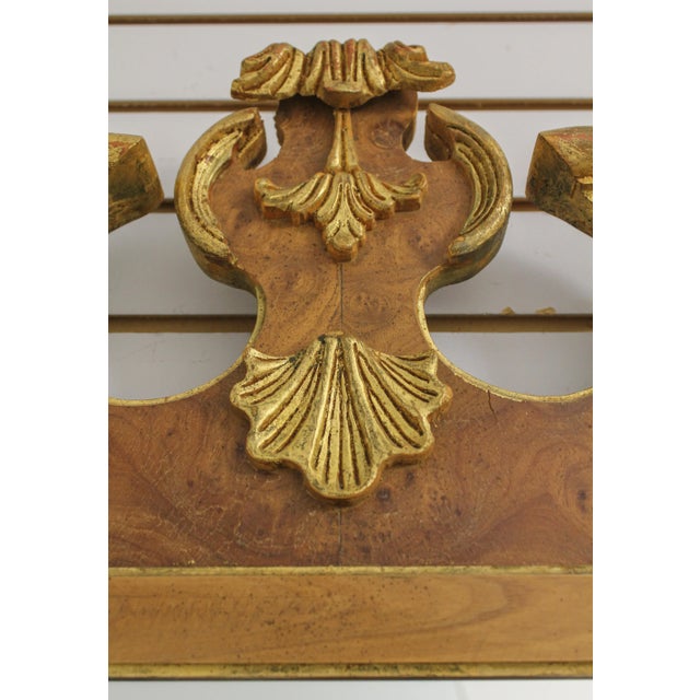 Florentina Italian Made Walnut Mirror For Sale In Philadelphia - Image 6 of 13