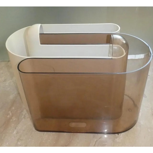 Postmodern Magazine Racks by Rodolfo Bonetto for Bilumen, 1968, Set of 2 For Sale - Image 3 of 11