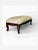 Early French Louis XV Style Carved Walnut Bench / Ottoman in Zebra Velvet For Sale - Image 4 of 8