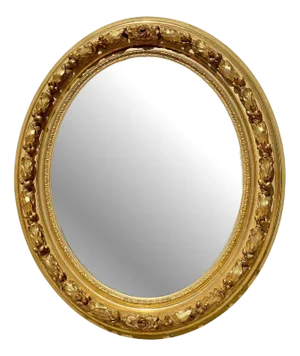 Louis XVI Style Oval Mirror