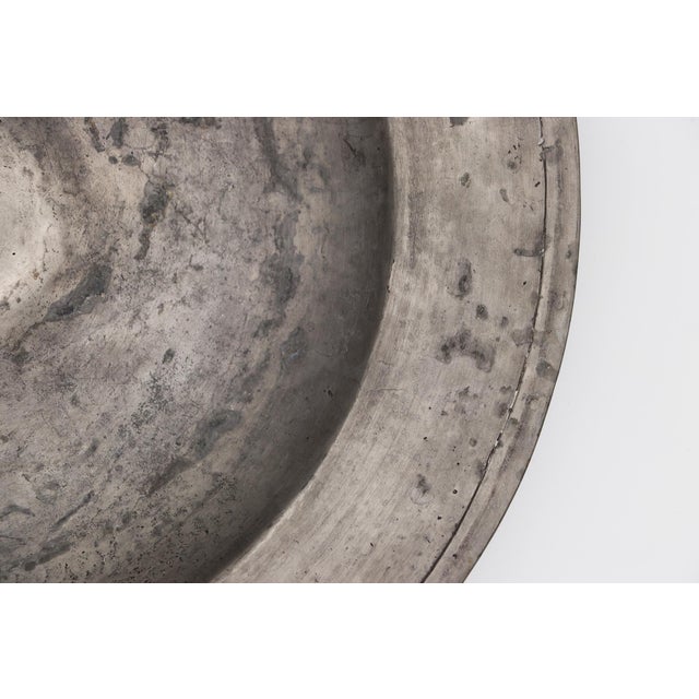 18th Century Large Alms Dish, Pewter, Germany, 18th Century For Sale - Image 5 of 16