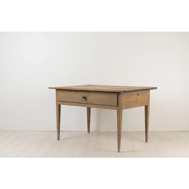 Swedish Folk Art Table For Sale - Image 5 of 11