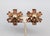 Mid-Century Modern Vintage 1960s Signed Napier Goldtone Faux-Topaz Clip Earrings-2 Pieces For Sale - Image 3 of 8
