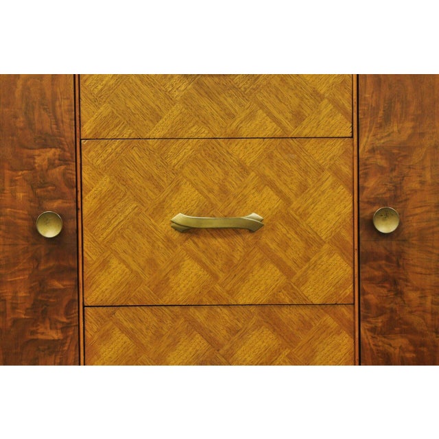 Art Deco Waterfall Chest Dresser Armoire By Tri Bond Chairish